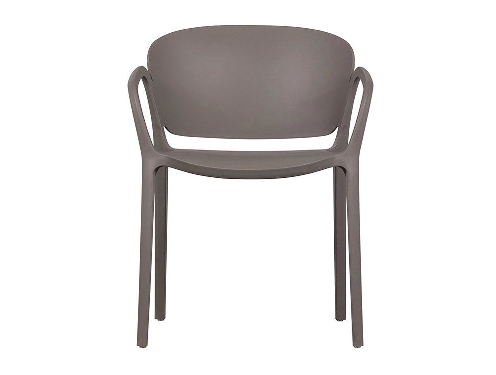 Greta Polypropylene Chair - Taupe 2