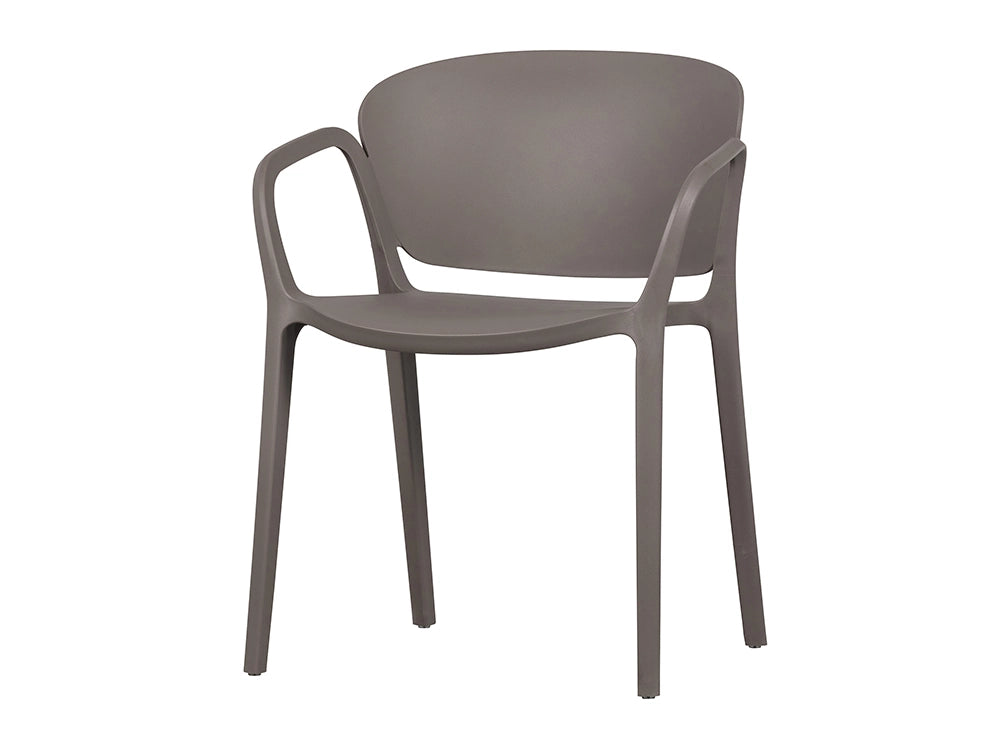 Greta Polypropylene Chair - Taupe