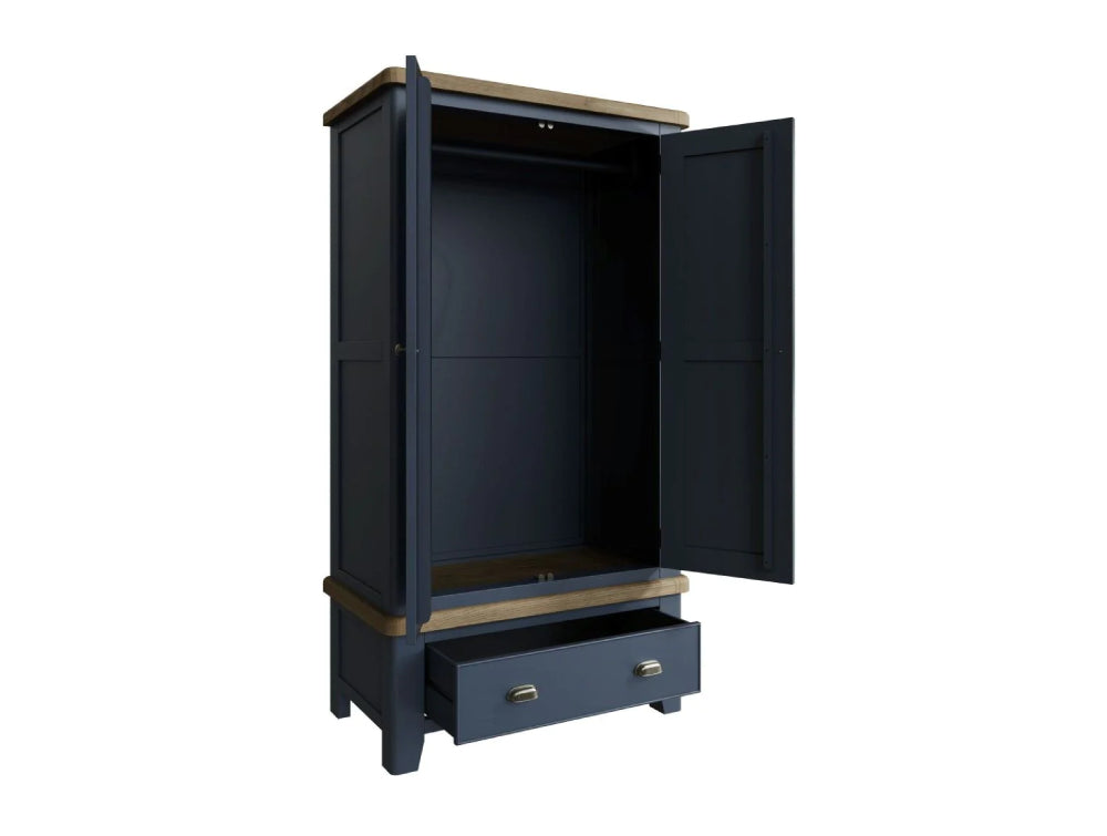 Hadley 2 Door Wardrobe Blue 2