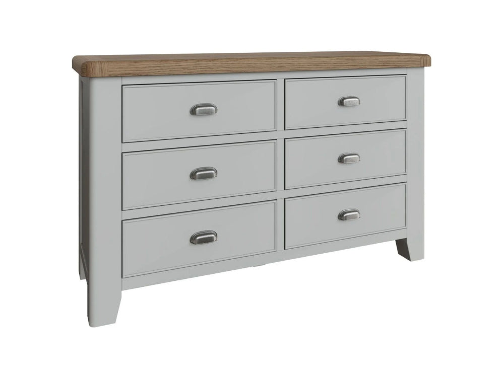 Hadley 6 Drawer Chest Grey