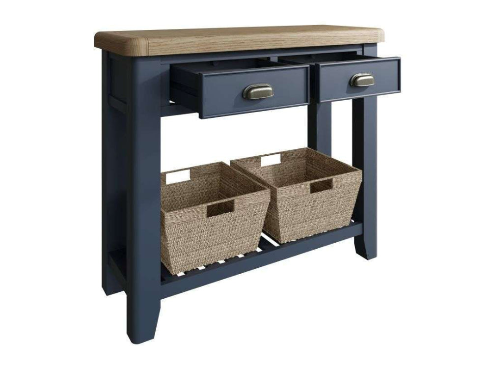 Hadley Hall Console Table Blue 2