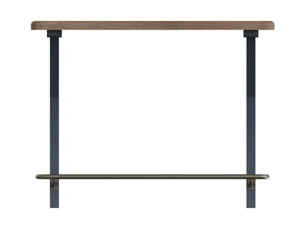 Hadley Wooden Bar Table Blue 2