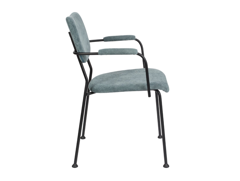 Halle Dining Chair Grey Blue 2