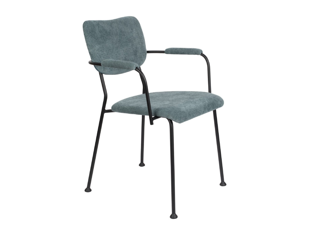 Halle Dining Chair Grey Blue