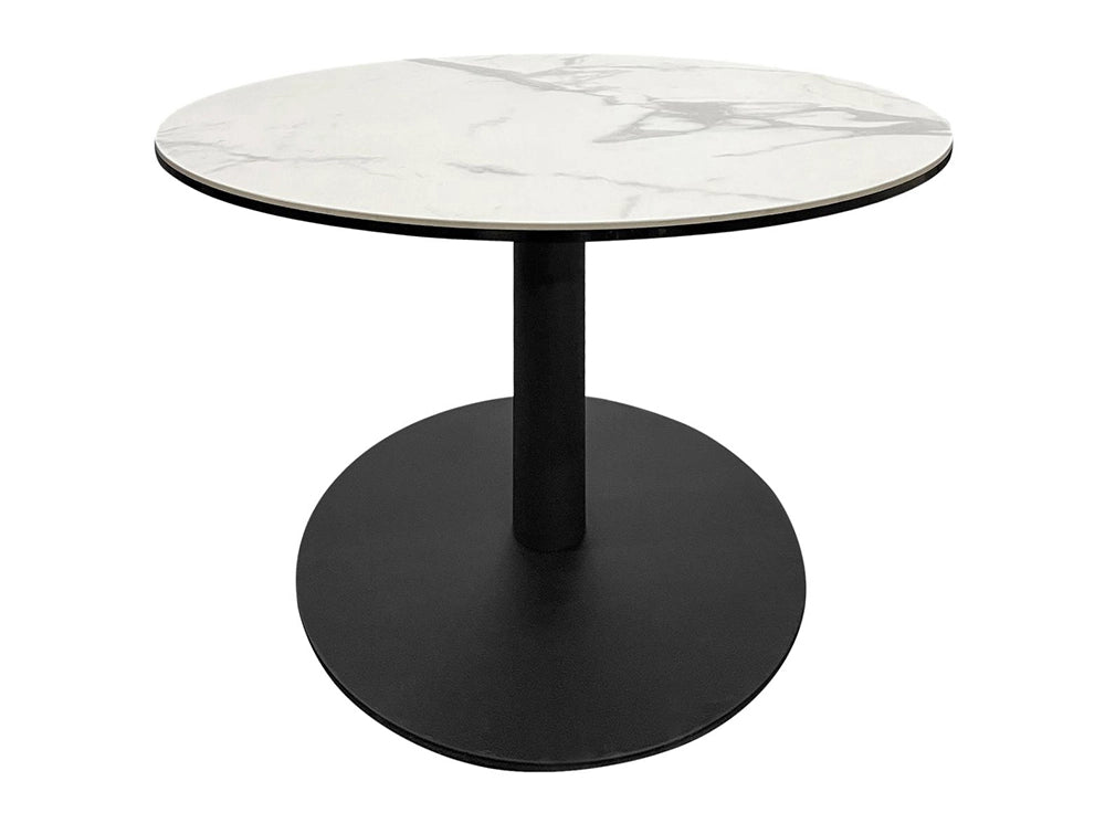 Hampton Round Coffee Table Marble Black