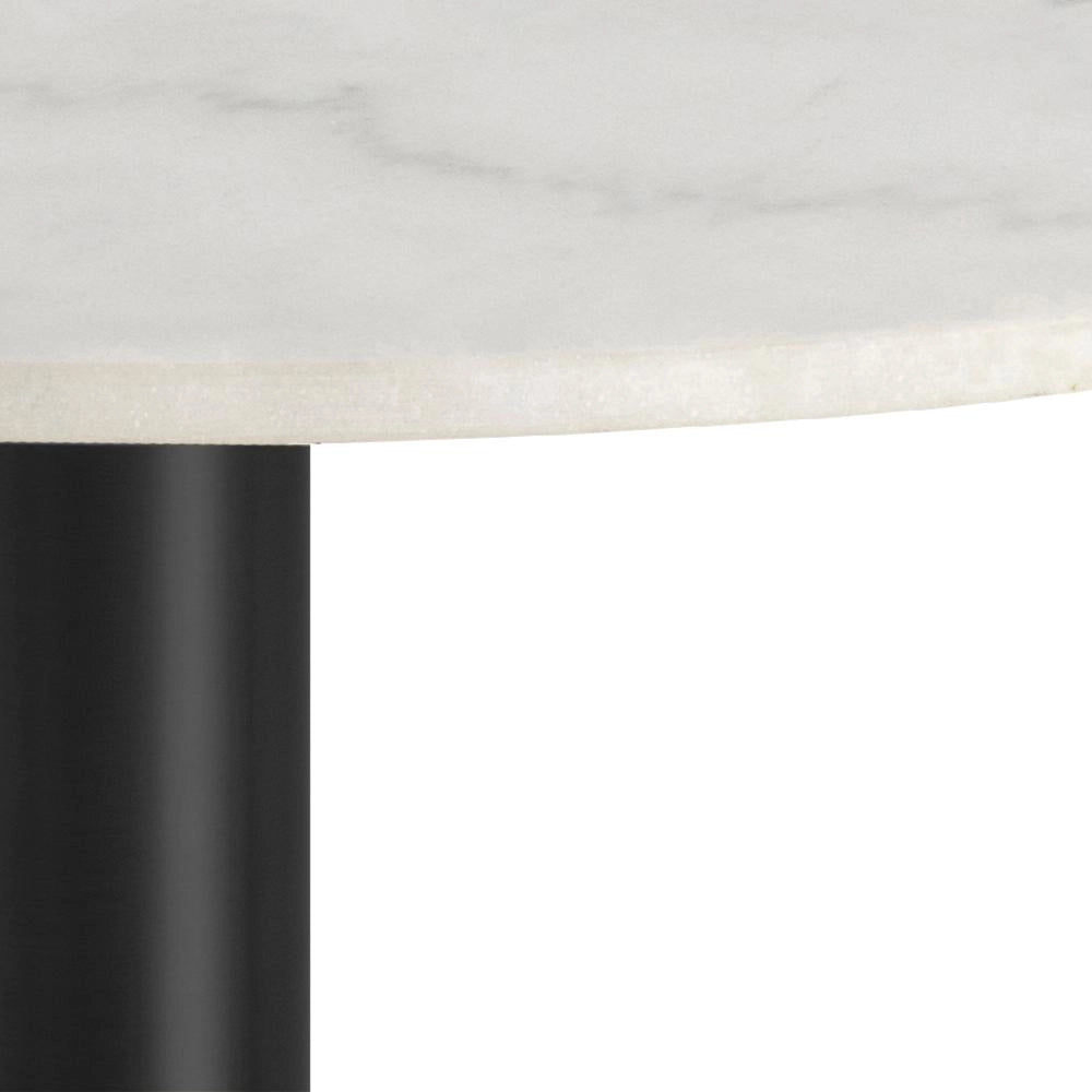 Hampton Round Dining Table Marble Black Top Detail 3