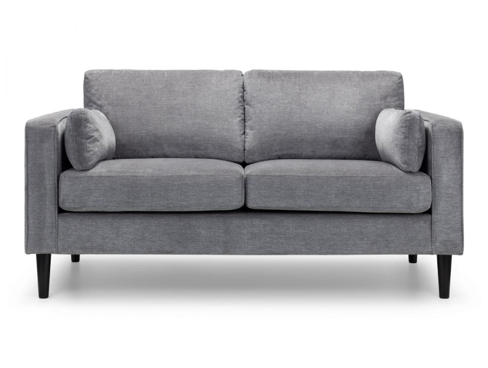 Hayes 2 Seater Sofa Grey Chenille 2