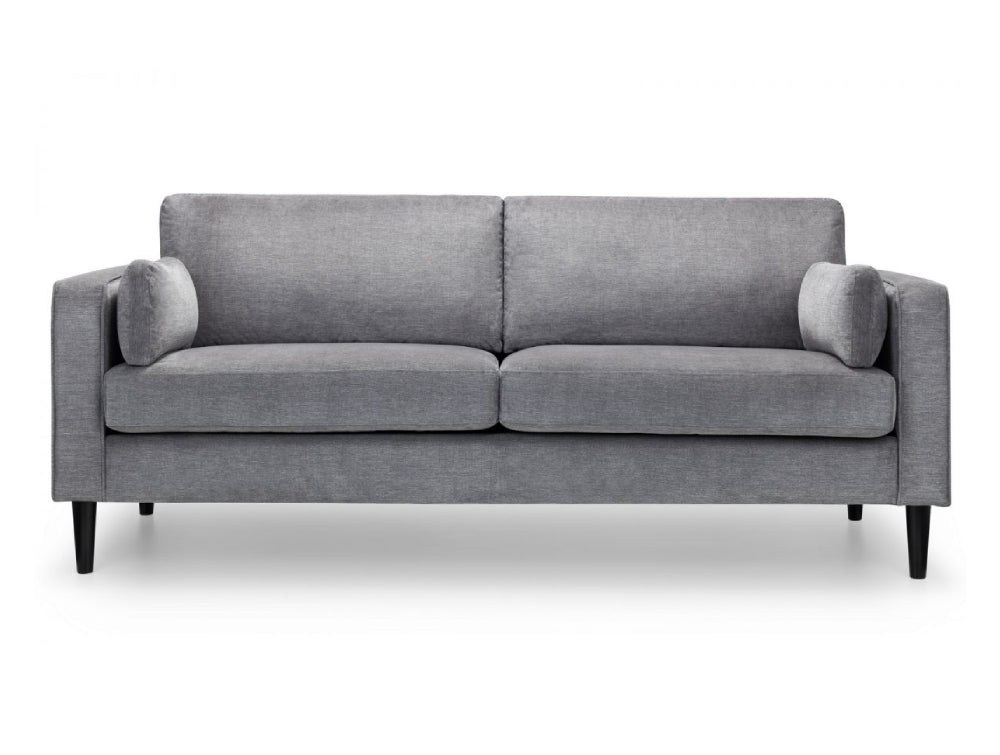 Hayes 3 Seater Sofa Grey Chenille 2