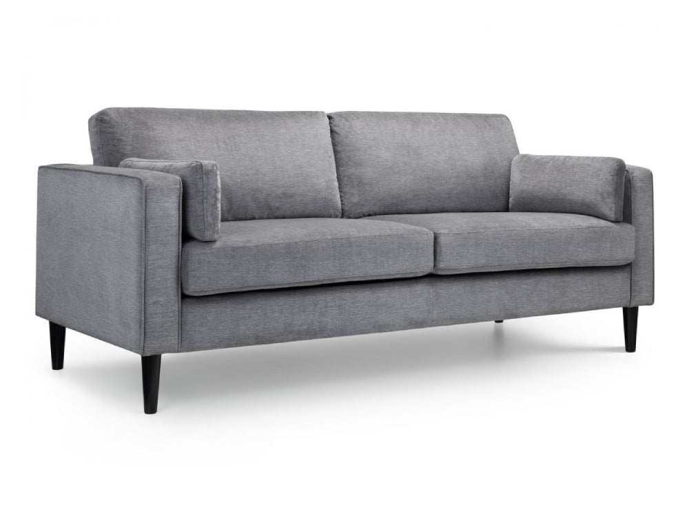 Hayes 3 Seater Sofa Grey Chenille