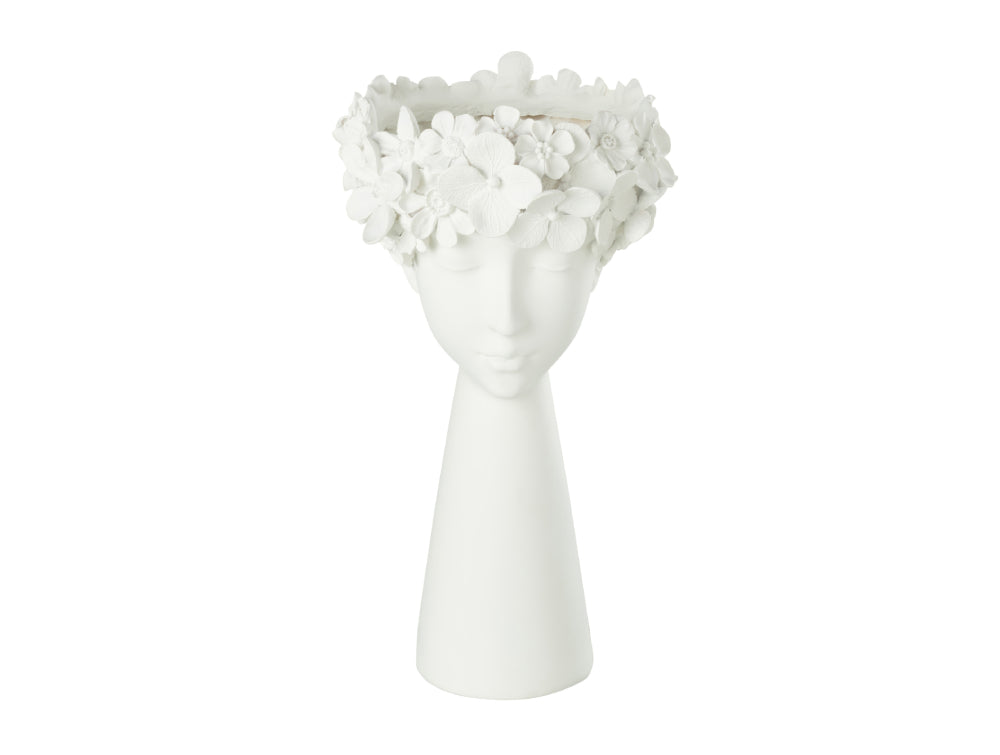 Head Resin Flower Pot Large