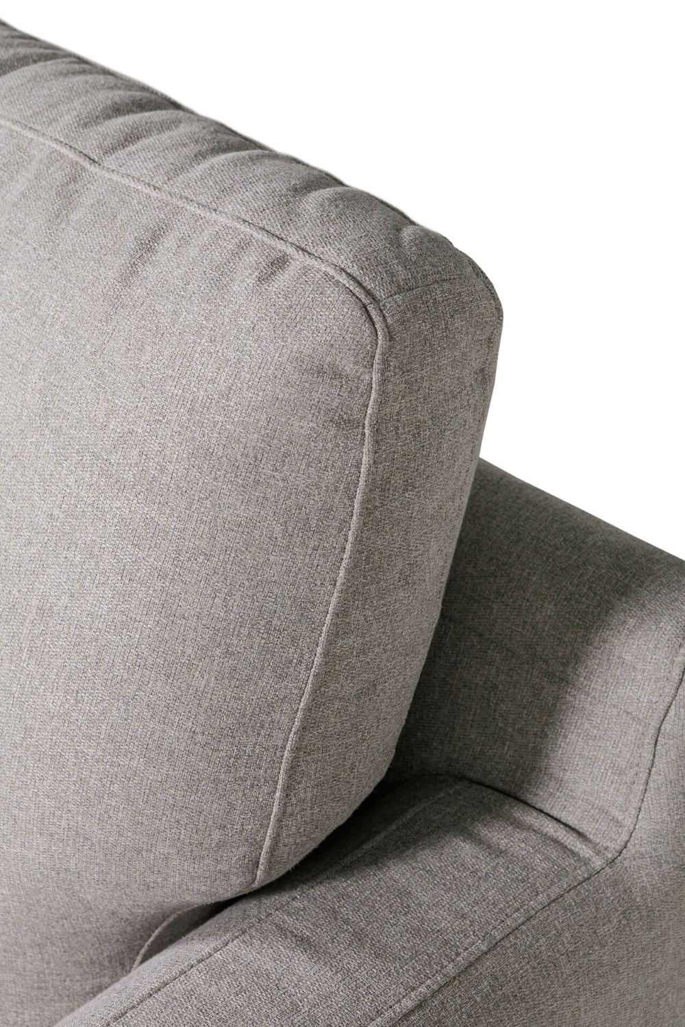 Heidi 2-Seater Sofa Light Grey Backrest Detail 2