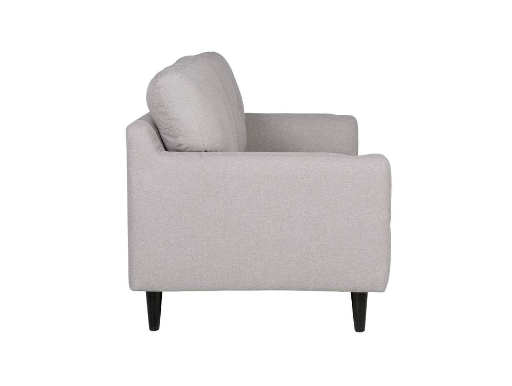 Heidi 3 Seater Sofa Light Grey 4