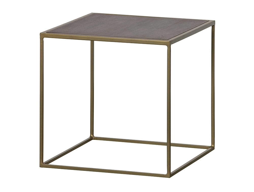 Helwick Nest of Tables Antique Brass 4 Larger Table