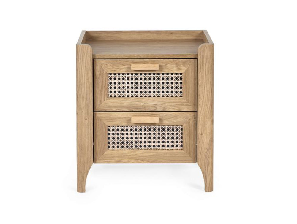 Hobart 2 Drawer Bedside Table 2