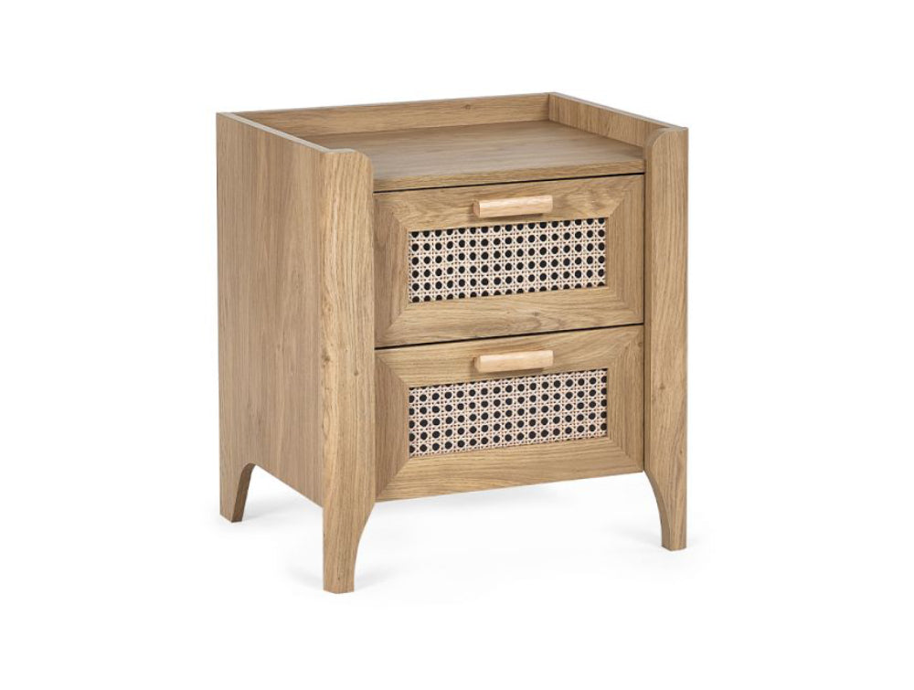 Hobart 2 Drawer Bedside Table