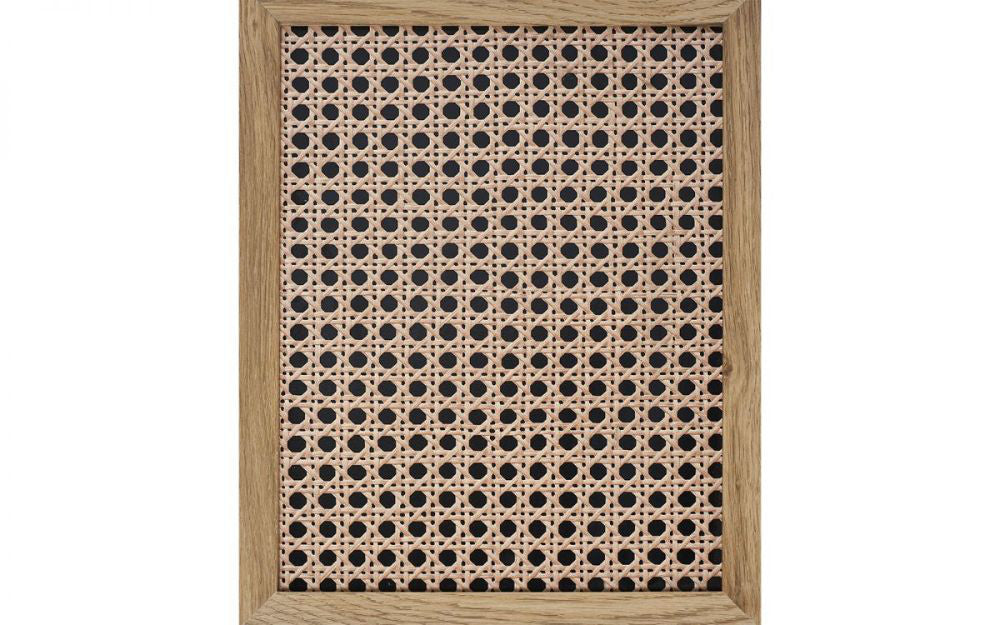 Hobart Lamp Table Rattan Detail