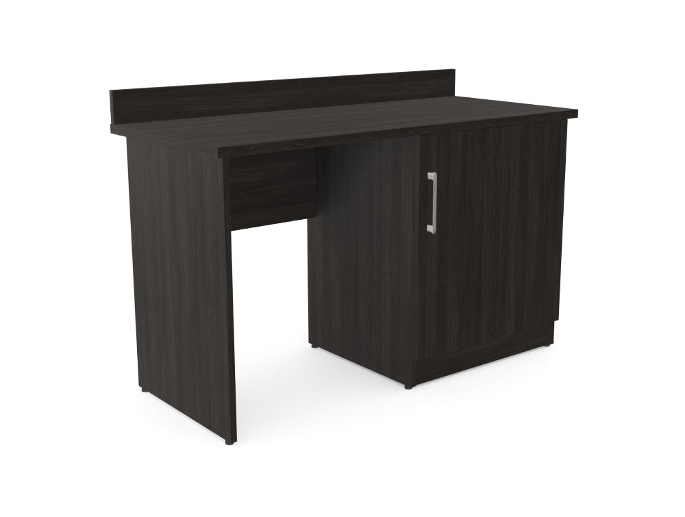 Hotel Luna Wooden Desk with Single Right Side Cabinet