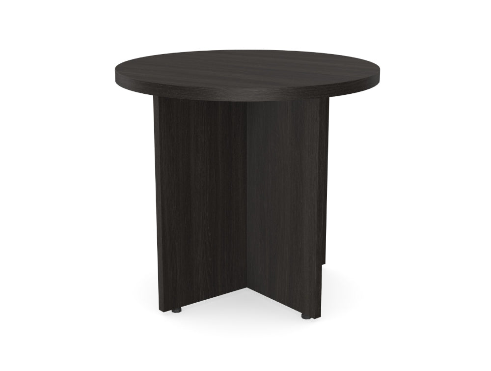 Hotel Luna Wooden Round Table with 4 Star Panel Legs