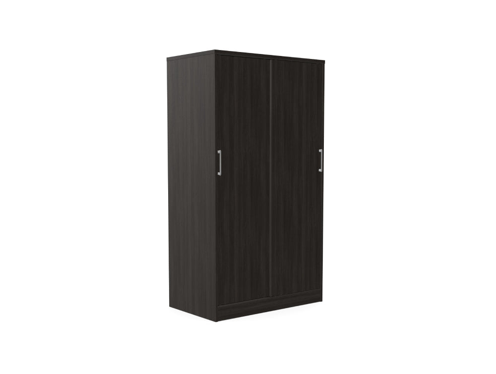 Hotel Luna Wooden Wardrobe with 2 Door Side Handles