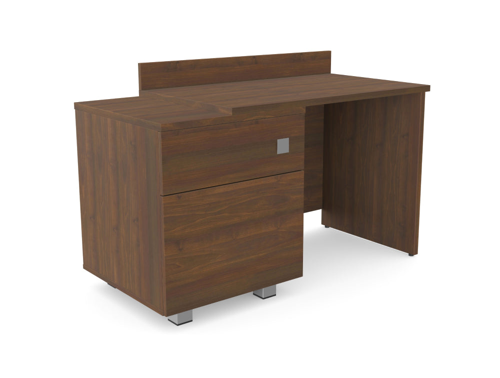 Hotel Nox Wooden Desk Dressing Table with Side Cabinet