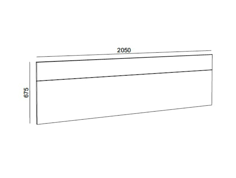 Hotel Nox Wooden Rectangular King Sized Bed Headrest Dimensions