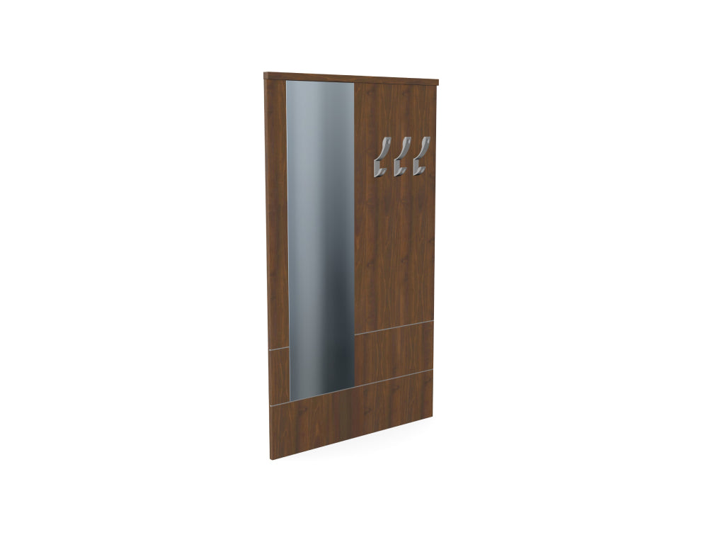 Hotel Nox Wooden Triple Hanger with Mirror