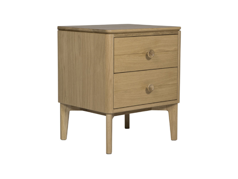 Hunter 2 Drawer Bedside Table