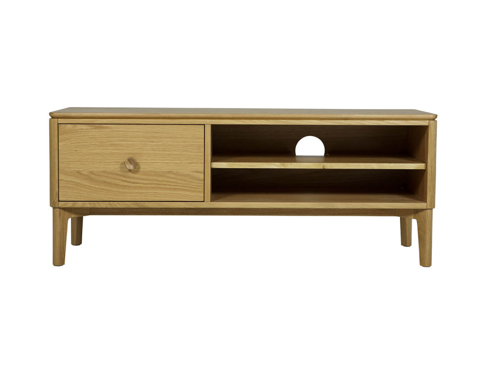 Hunter Media Unit Natural Oak 2