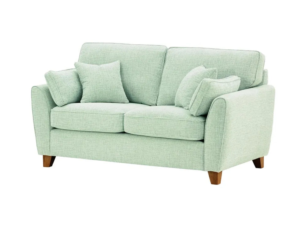 Jackson 2 Seater Sofa - Celadon and Dark Oak