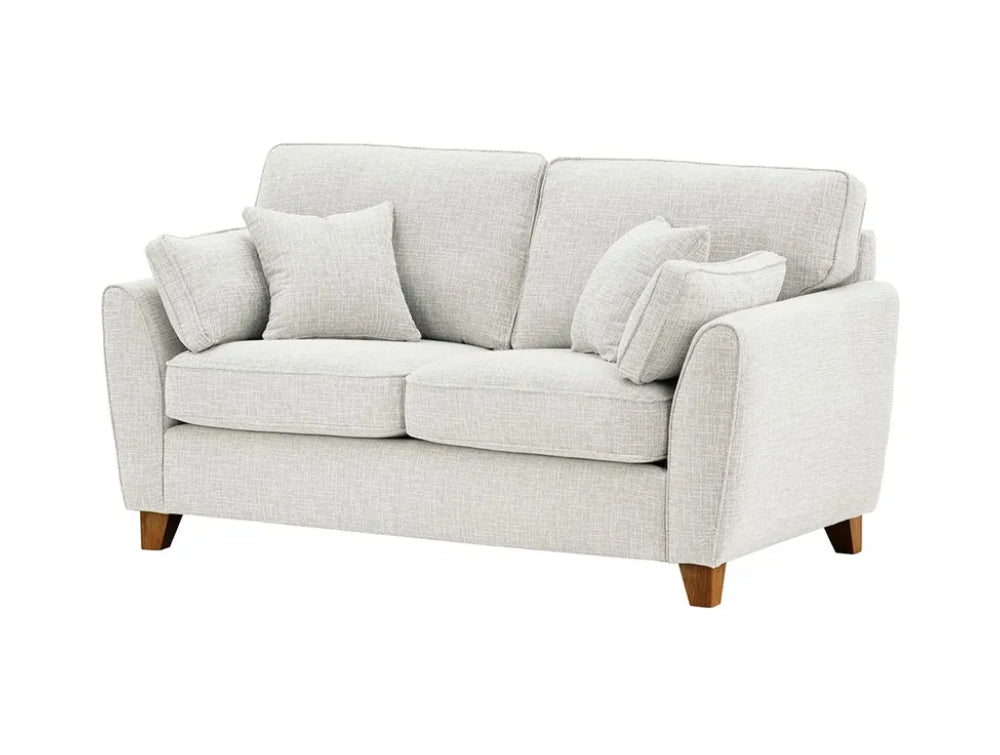 Jackson 2 Seater Sofa - Chalk and Dark Oak