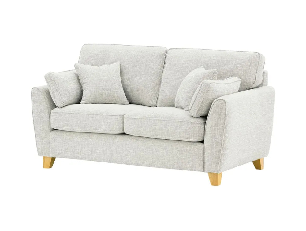 Jackson 2 Seater Sofa - Chalk and Like Oak