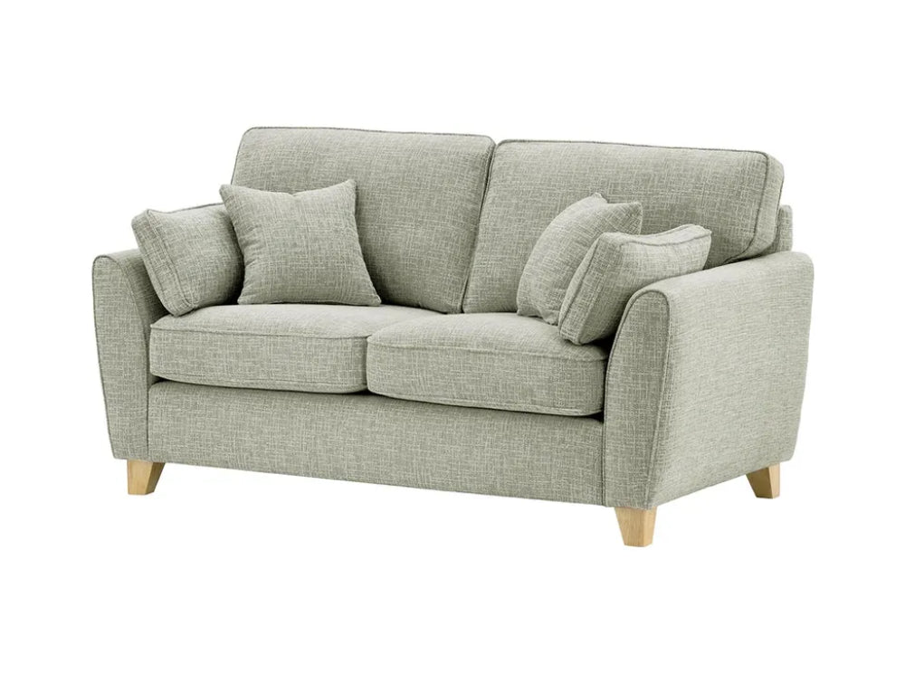 Jackson 2 Seater Sofa - Grey and Wax Black