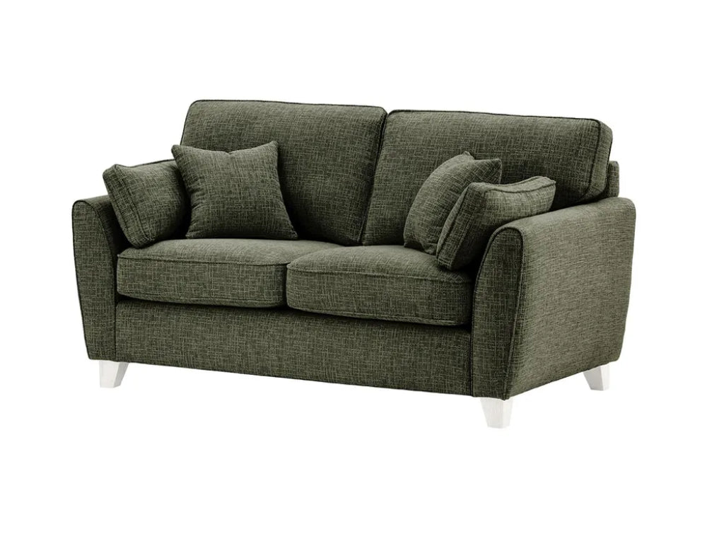 Jackson 2 Seater Sofa - Mid Grey and White