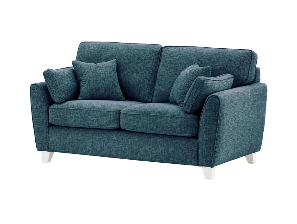 Jackson 2 Seater Sofa - Teal and White