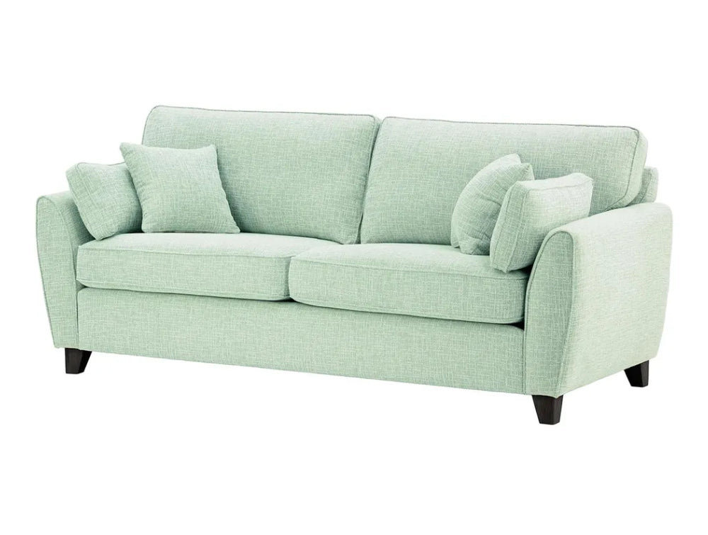 Jackson 3 Seater Sofa - Celadon and Black