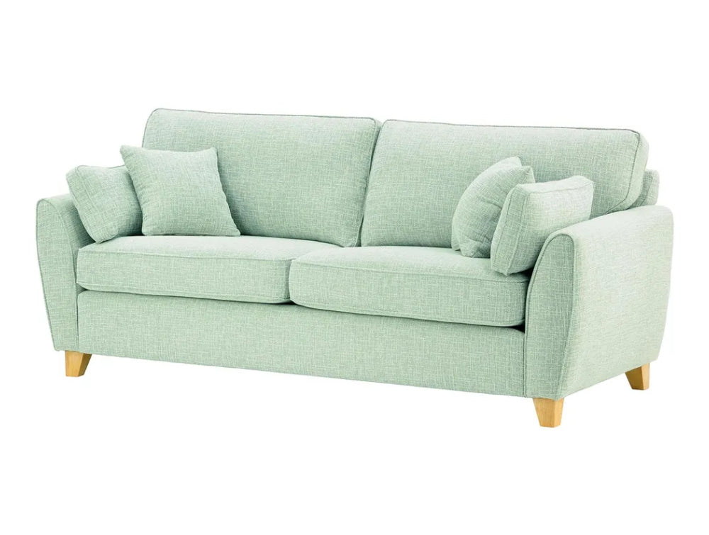 Jackson 3 Seater Sofa - Celadon and Like Oak