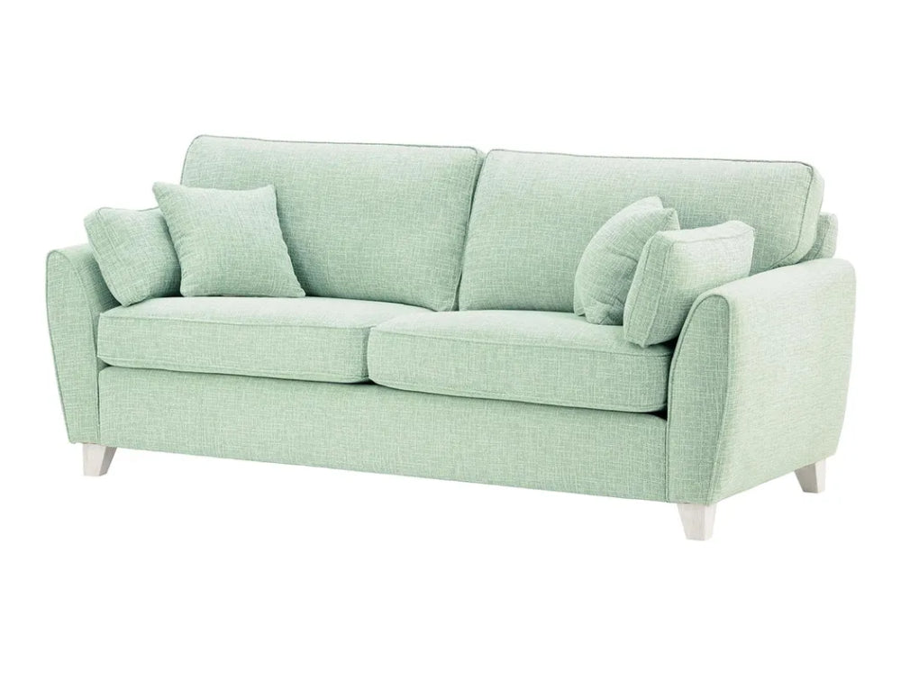 Jackson 3 Seater Sofa - Celadon and White