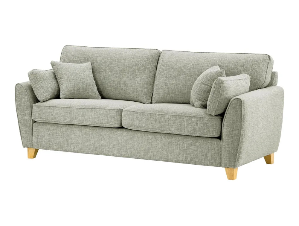 Jackson 3 Seater Sofa - Grey and Like Oak