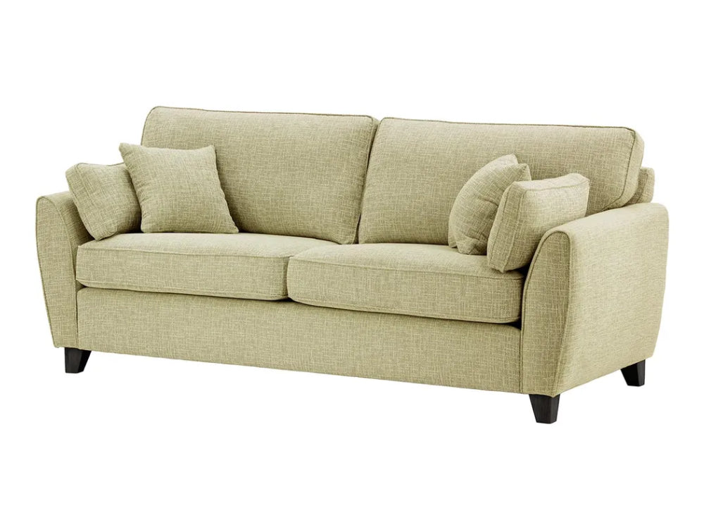 Jackson 3 Seater Sofa - Taupe and Black
