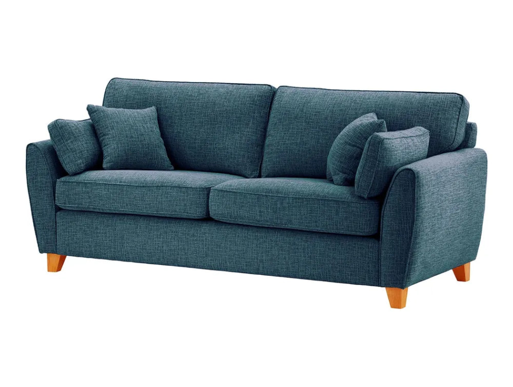 Jackson 3 Seater Sofa - Teal and Aveo