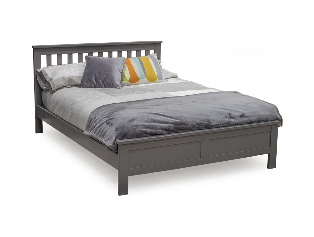 Jade Double Sized Bed Grey