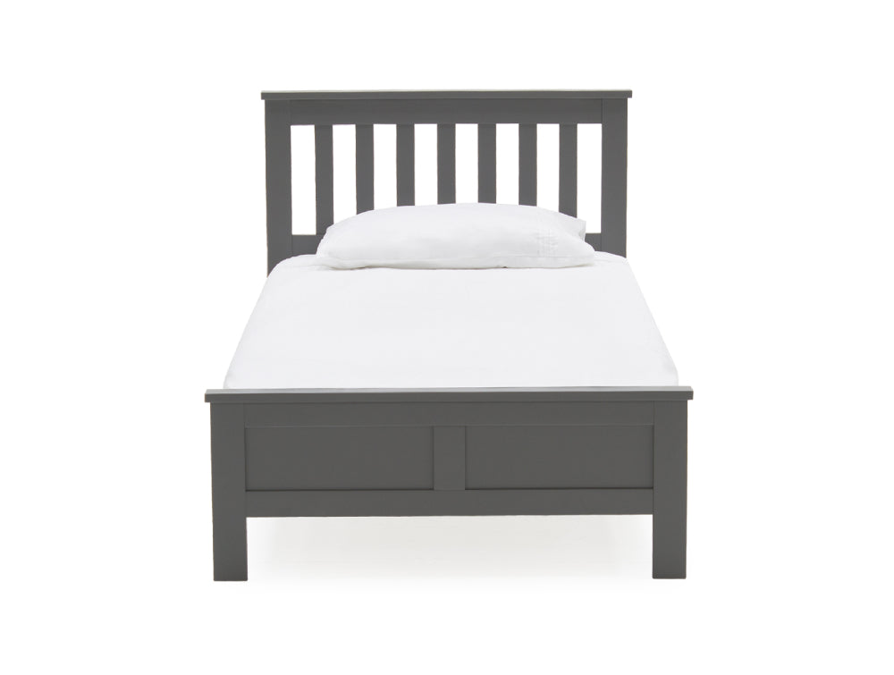 Jade Single Sized Bed Grey 2