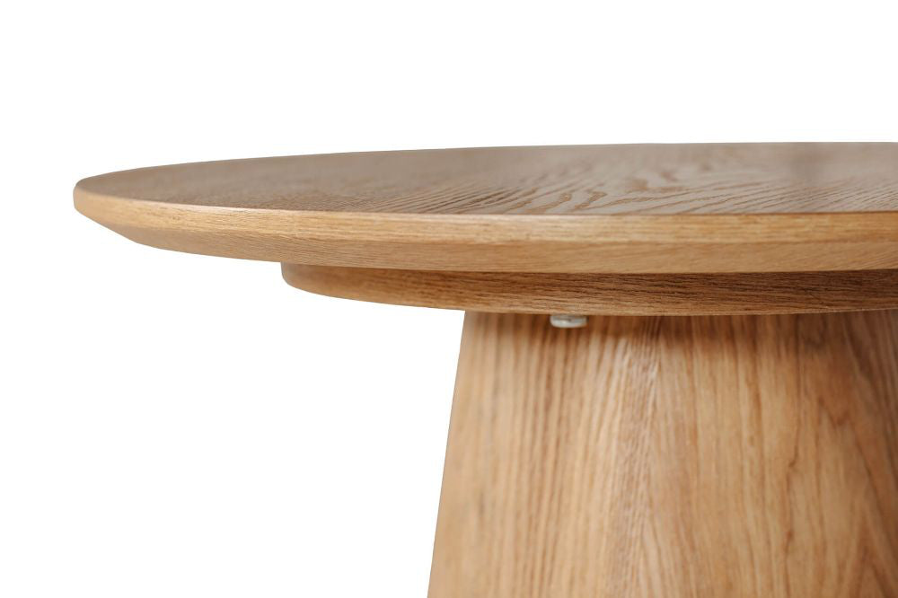 Justin Round Lamp Table Edge Detail