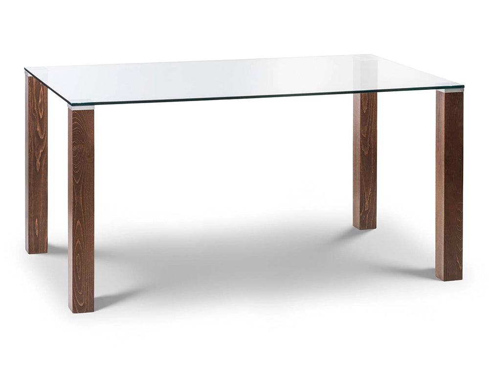 Kayle Glass Top Dining Table