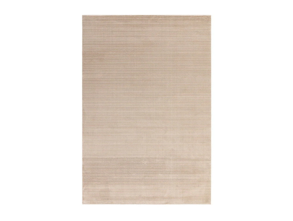 Kazzie Plain Stripe Rug Beige