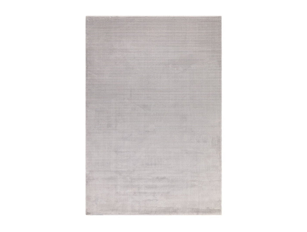 Kazzie Plain Stripe Rug Silver