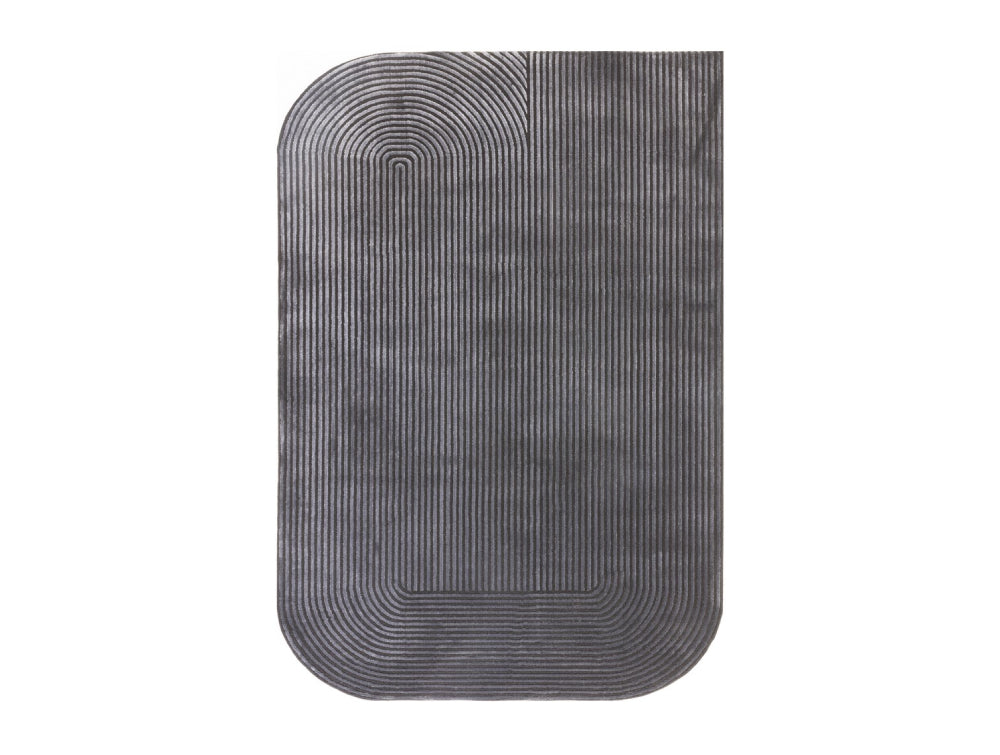 Kazzie Shape Rug Charcoal