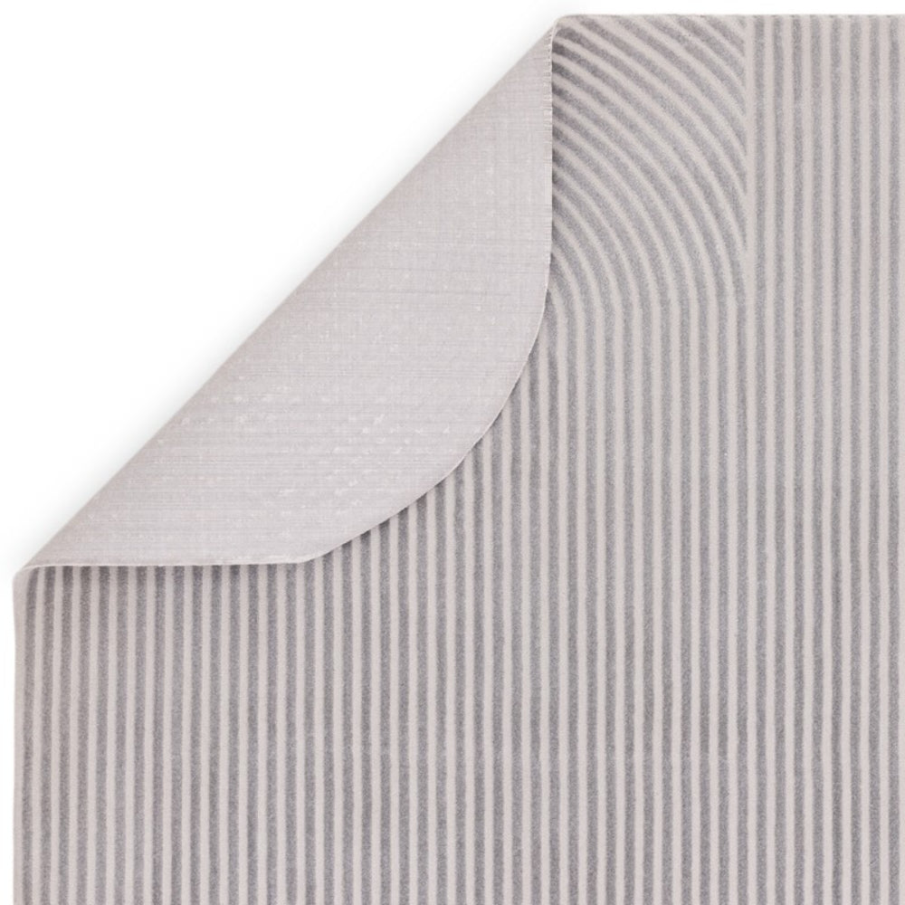 Kazzie Shape Rug Grey Folded Corner Detail