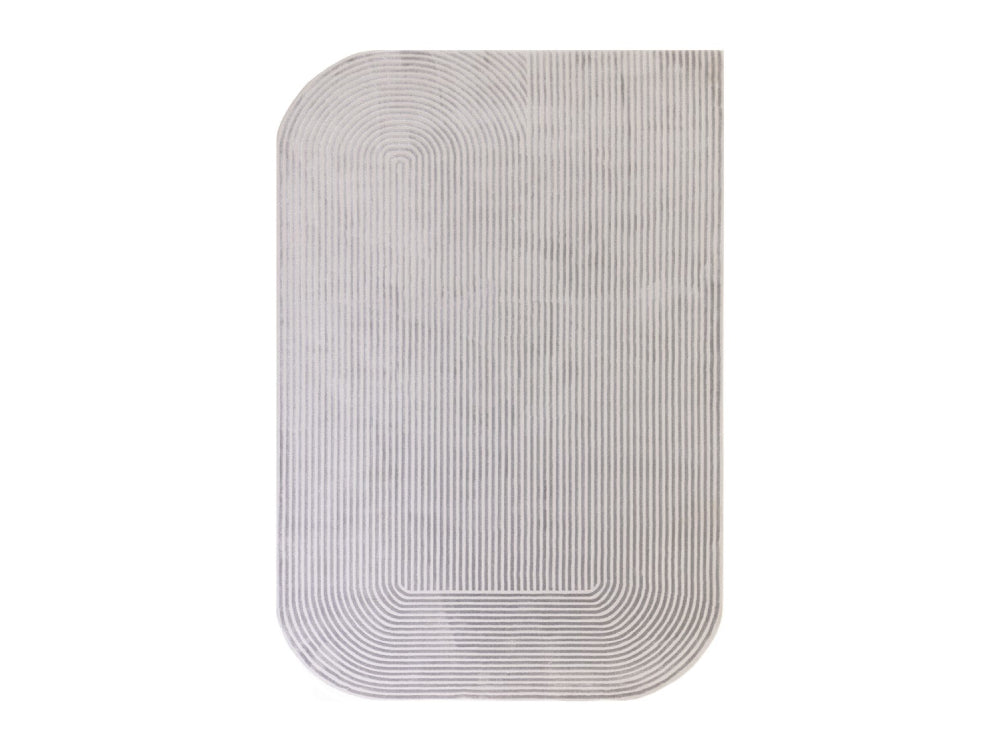 Kazzie Shape Rug Grey