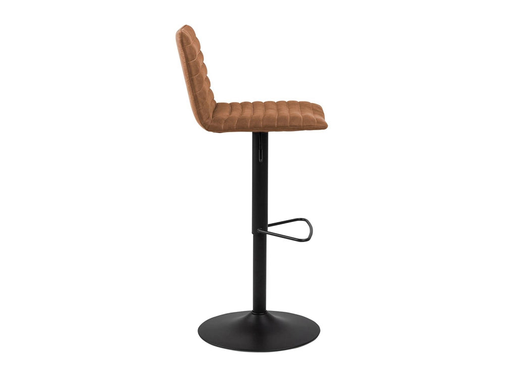 Khloe Bar Stool with Footrest Brown 3
